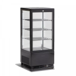 &Scaron;aldytuvas vertikali vitrina Scandomestic RT 82 BE (LED ap&scaron;vietimas)