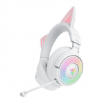Ausinės Razer Kraken Kitty V3 Pro Bluetooth Over-Ear baltos RZ04-05170400-R3M1