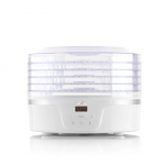 Maisto džiovyklė ETA Secca ETA730190000, galia 380 W, padėklų skaičius 5, integruotas laikmatis, baltas