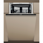 Indaplovė Whirlpool WH6IC11BS7LA0 pilnai integruojama 44.8cm 11 komplektų C klasė juoda