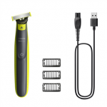 Barzdaskutė Philips OneBlade QP2724/23 45 min Wet & Dry NiMH juoda/žalia