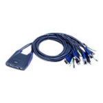 Komutatorius Aten 4-Port USB VGA/Audio Cable KVM Switch