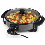 Grilis Tristar PZ-2963 Grill, Diameter 30 cm, Lid included, Fixed handle, Black