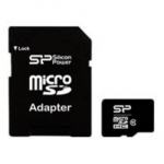 Atminties kortelė Silicon Power 8GB Micro SDHC CL10 su SD adapteriu