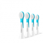 Dantų &scaron;epetėlio galvutės Philips Sonicare HX6034/90 vaikams 4 vnt baltos/mėlynos
