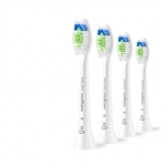Dantų &scaron;epetėlio antgaliai Philips Sonicare Optimal White HX6064/87, suaugusiems, 4 vnt., baltos