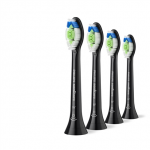Dantų &scaron;epetėlio antgaliai Philips Sonicare Optimal White HX6064/88, suaugusiems, juodos