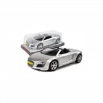 Kabrioletas Pullback automobilis 1:18, sidabrinis