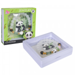 Apyrankių papuo&scaron;alų rinkinys Panda baltos spalvos