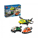 Konstruktorius Lego City lėktuvas, tarnybinis sunkvežimis ir laivas (60505)