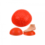 Sensorinis pusrutulis masažui ir pusiausvyros pratimams 16 cm, oranžinis