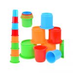 Spalvingi puodeliai Little tikes piramidė ZA2766