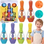 Spalvingas boulingas vaikams WOOPIE, 8 vnt