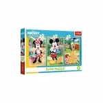 Dėlionė - 3x50 - Pelės atostogauja - Disney - Trefl 34881