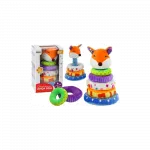 Pliu&scaron;inė piramidinė lapė Edukacinis talismanas Spalvotas 27 cm