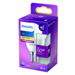 Philips _1654223 LED 60W P48 E14 WW FR ND 1PF/ 10 LED lemputė