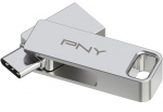PNY 128GB Duo-Link USB 3.2 Silver USB raktas