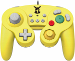 Hori Battle Pad Pikachu GameCube stiliaus valdiklis geltonas žaidimų valdymo pultelis