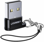 Ugreen 50568 USB-C to USB-A 2.0 bluetooth adapter Black kabelis