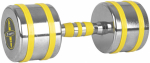 Insportline Chrome Dumbbell Yellsteel 14 kg Inventorius