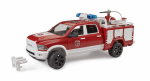 Bruder RAM 2500 fire engine with light and sound, model vehicle