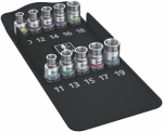 Wera Wera Zyklop 8790 HMC HF 1Wrench set 1/ 2" - 10-pieces - 05004203001 Raktas