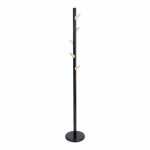 Evelekt Coat rack FOREST D28H177cm, black/ natural Pakabos