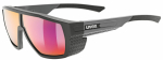 Uvex mtn Style P Black Grey Matt/ Mirror Red Slidinėjimo akiniai