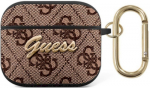 Guess "GUA34GSMW 4G Script Case AirPods 3" Brown Aksesuaras