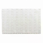 Douceur d`Interieur Bathmat Cleonis White Cotton 100% 80x50cm Vonios kilimėlis