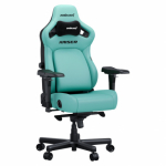 Anda Seat Kaiser 4 L Green Leather Gaming Swivel Chair Kompiuteriniai baldai