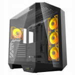 DarkFlash DY470 + 4 Fans Black kompiuterio korpusas