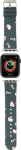 HELLO KITTY Hello Kitty Heads & Bows Pattern Strap Apple Watch 38/ 40/ 41mm Black Dirželis