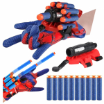 LEAN Toys Spider Foam Dart Launcher Glove For Children 10pcs. Aksesuaras