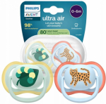 Philips Avent Ultra Air 0-6mm Green/ Blue Čiulptukas