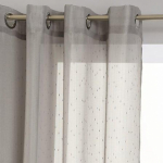 ATMOSPHERA Striped curtain 140x240cm Grey Užuolaidos