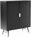 Evelekt PIXAR 100x40xH115cm Black Komoda