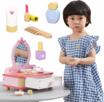 Viga Viga Toys Viga Pink Wooden Makeup Toilet with Mirror + Akce Rinkinys