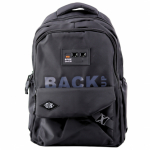 LEAN City School Backpack 6 Pockets Back Up Black 23L 46cm Mokyklinis krep&scaron;ys