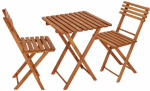 Springos BS001LB Wood Brown rinkinys