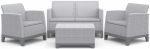 Keter Scandi Forma 2 Seater Set Light Grey / Dark Steel Grey rinkinys