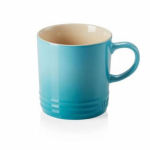 LE CREUSET Stoneware Mug 350ml Turquoise Blue Puodelis