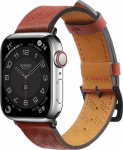Hurtel Strap Leather Apple Watch 38/ 40/ 41mm Red Dirželis