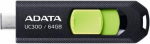 Adata 64GB UC300 USB 3.2 Black USB raktas