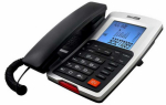 Maxcom KXT 709 Black/ Silver Laidinis telefonas