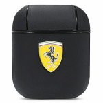 Ferrari Track Leather AirPods cover black Aksesuaras