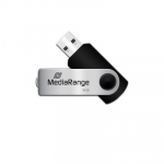 MediaRange 16GB USB 2.0&nbsp;Silver / Black USB raktas