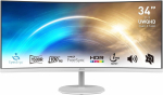 MSI Pro MP341CQWDE 34" VA 21:9 Curved White monitorius