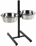 FLAMINGO Komplekts Easy Eat and Drink ar H-veida Statīvu 2x27cm 4L 1030083 Dubuo