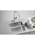 Plautuvė BLANCO SUPRA 450-U BRUSHED O.AF,  518203